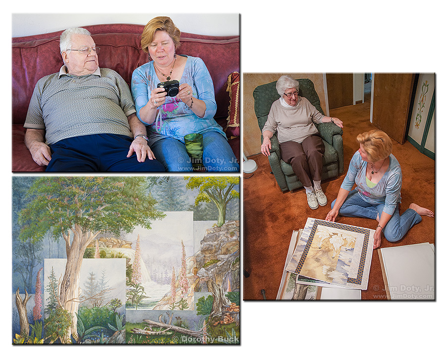 Cliff, Dottie, and Sue, Ukiah California.