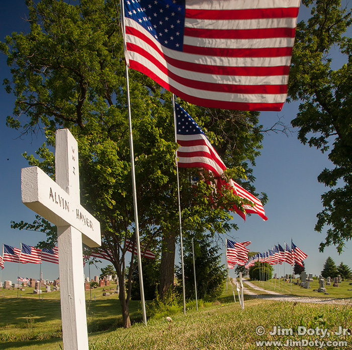 Memorial Day, Rose Hill Cemetery, Lamoni, Iowa