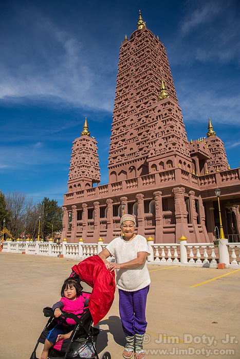 Khambay Vongvichith with her grandaughter. March 3, 2017.