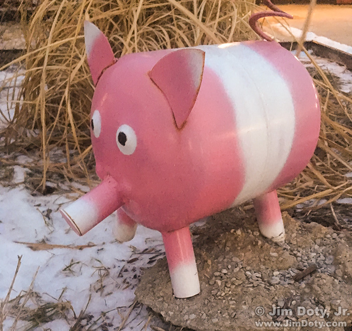 Pink Pig, Lamoni Iowa. February 9, 2019.