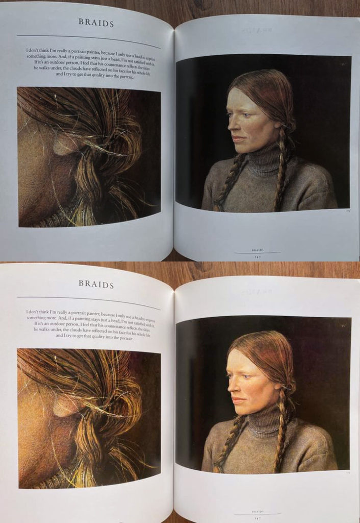 Andrew Wyeth Helga Paintings   201217 Wyeth Braids B4 After J10 706x1024 